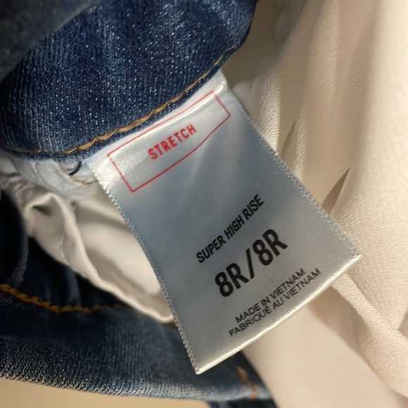 Express Jeans Super Hight Rise size 8R - Picture 11 of 11